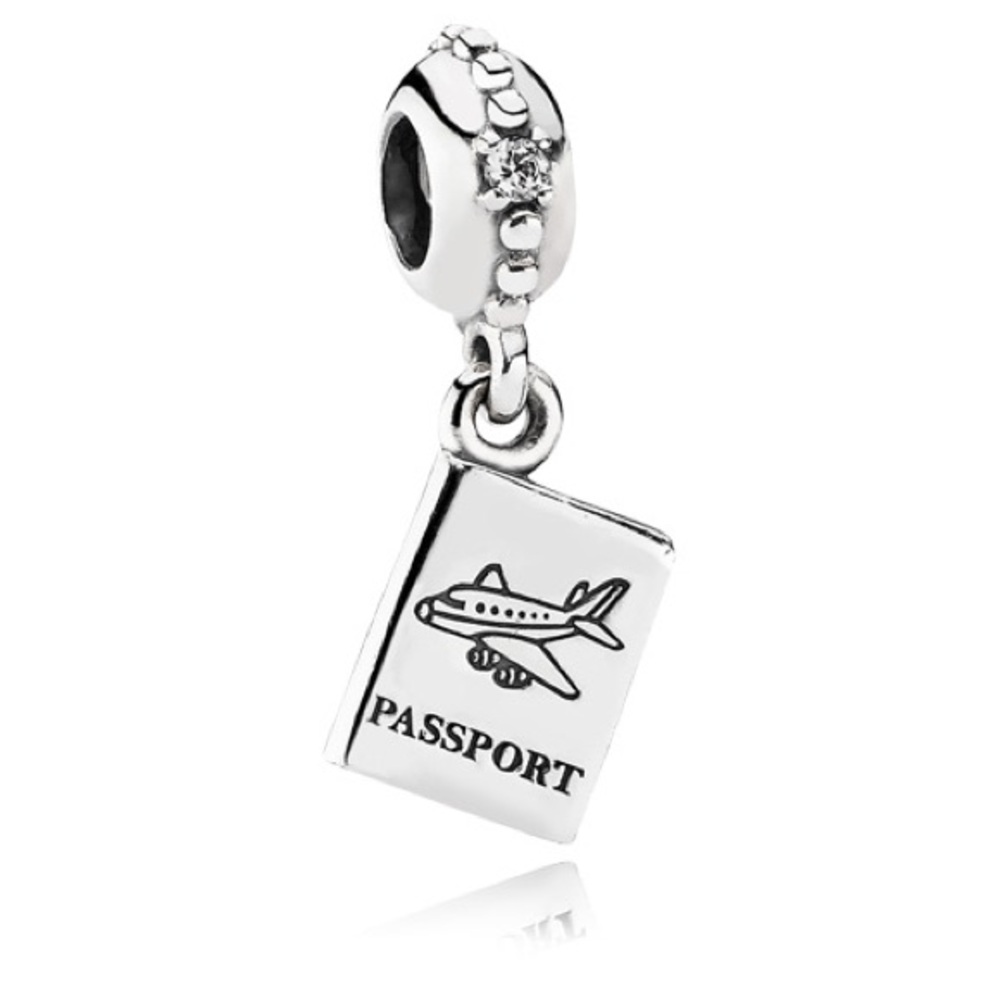Genuine Retired PANDORA Passport Charm 791147CZ